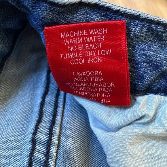 HH JEANS LOS ANGELES stretch 5 button high rise skinny jeans in women’s size 0 - Picture 9 of 10